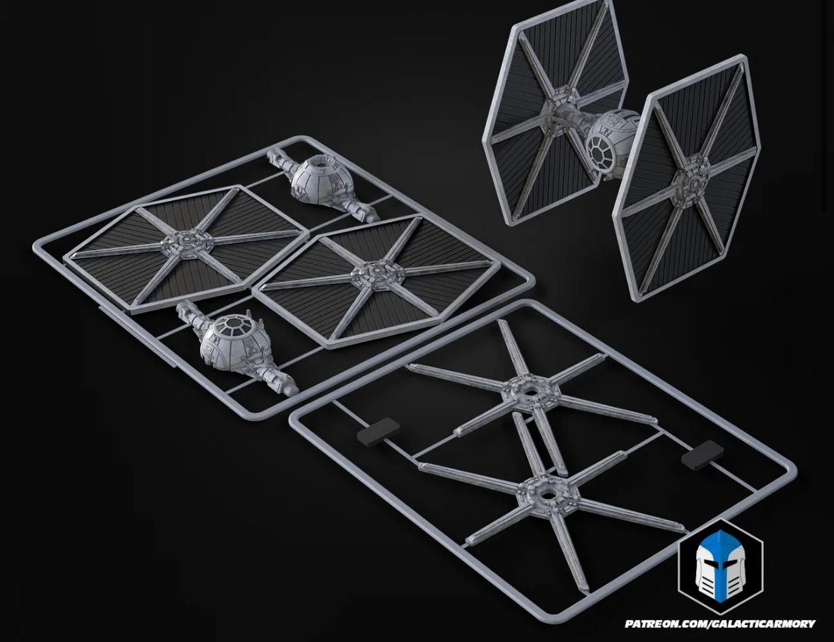 Tie Fighter 13,8cm Star Wars Modell Bausatz2