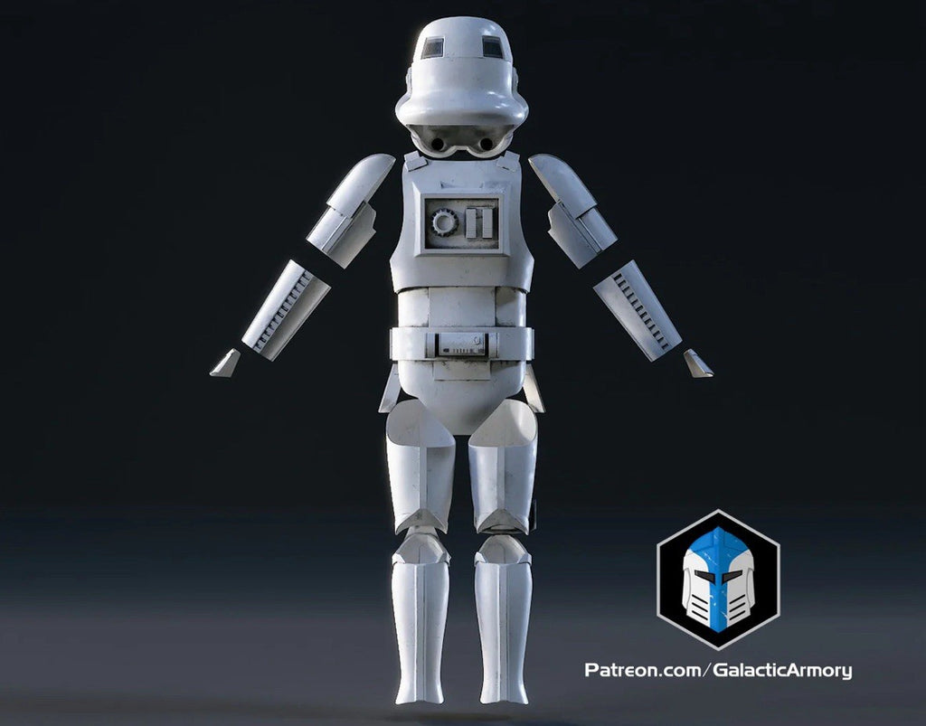 Stormtrooper Rückenplatte Star Wars Rogue One DIY Cosplay Storm Trooper5