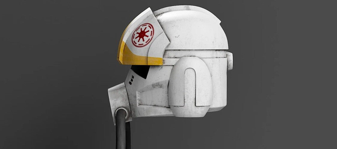 Clone Pilot Helm Star Wars The Clone Wars DIY Cosplay Maßstab 1:12