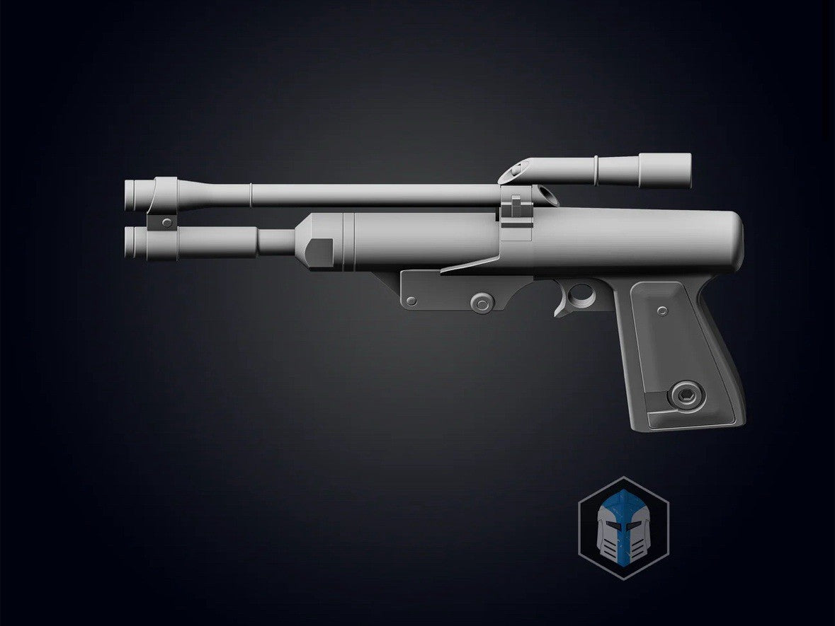 Star Wars Boba Fett Blaster Pistol Life Size | 3D Cosplay Prop DIY6