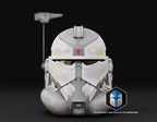 Star Wars Commander Wolffe Clone Phase 2 Helmet Life Size | 3D Cosplay Prop4