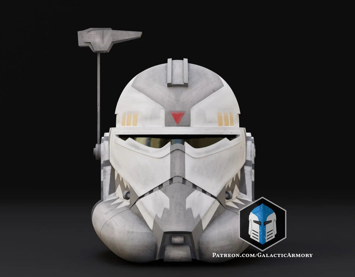 Star Wars Commander Wolffe Clone Phase 2 Helmet Life Size | 3D Cosplay Prop4