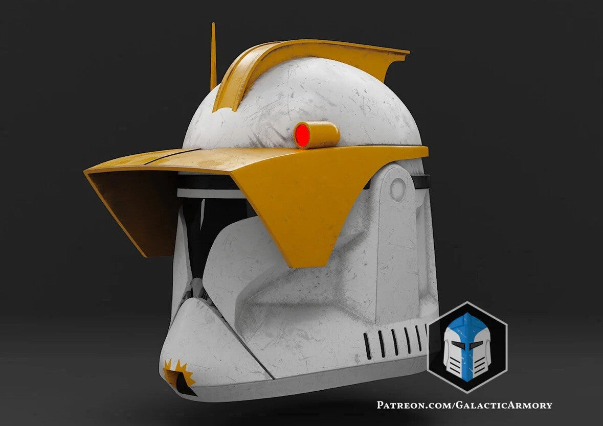 Clone Trooper Helm Phase 1 Commander/Captain Star Wars DIY Cosplay Maßstab 1:14