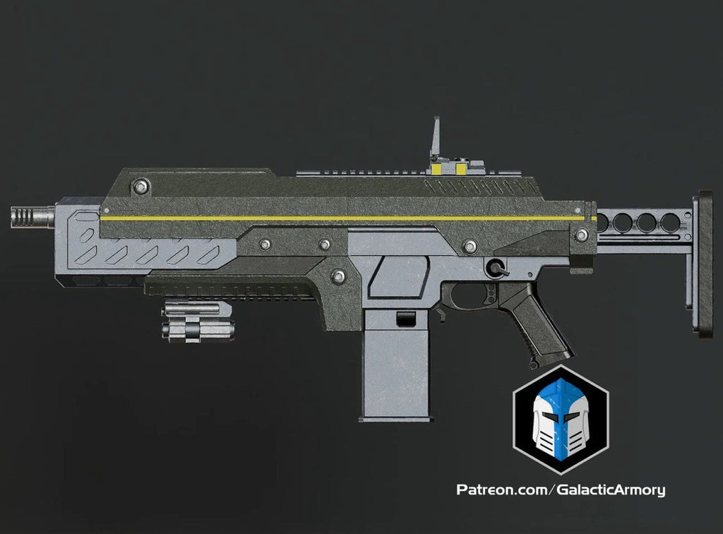 Helldivers 2 Breaker Blaster Pistol Life Size | 3D Cosplay Prop DIY7