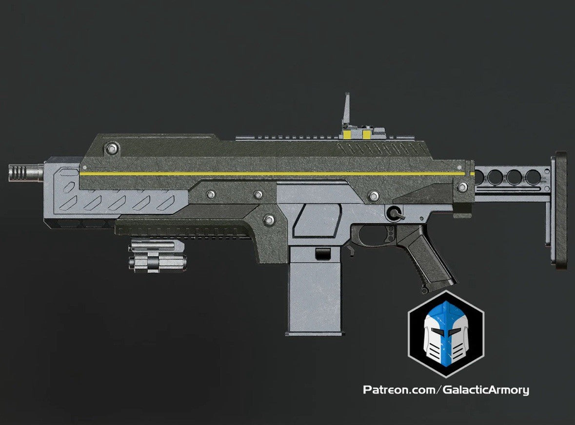 Helldivers 2 Breaker Blaster Pistol Life Size | 3D Cosplay Prop DIY7
