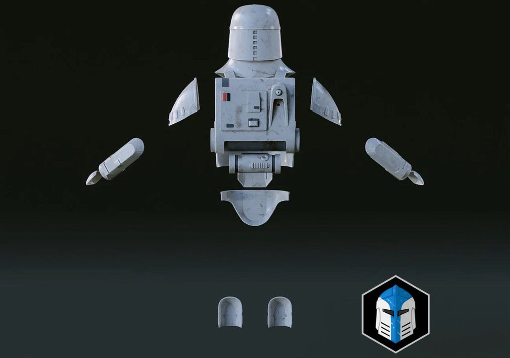 Snow Trooper Rüstung ohne Helm Star Wars DIY Cosplay Maßstab 1:15
