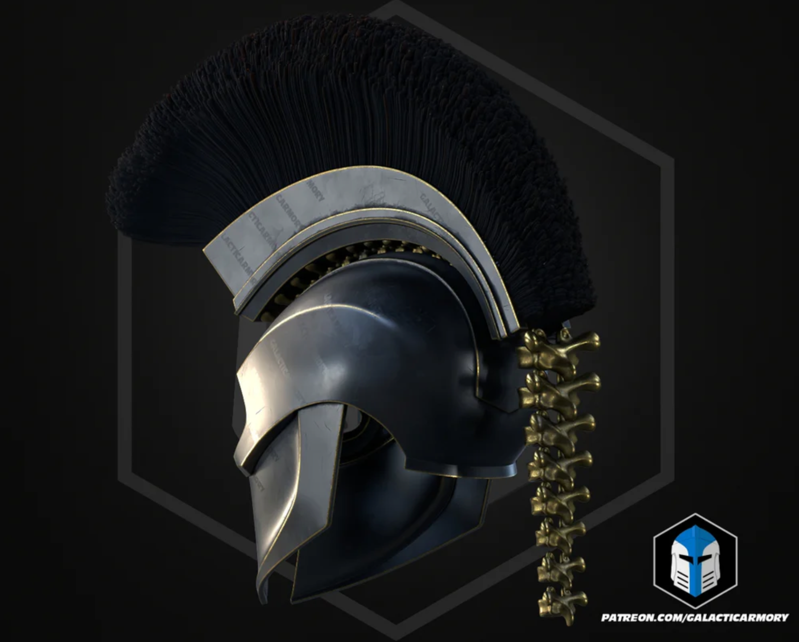 The Odyssey König Agamemnon Helm | 3D Cosplay Prop DIY | King Agamemnon Helmet4