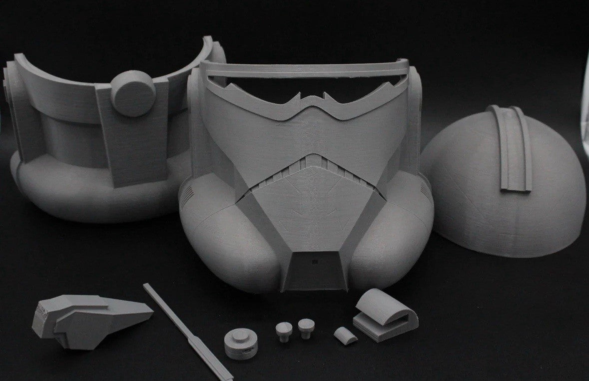 Star Wars Commander Wolffe Clone Phase 2 Helmet Life Size | 3D Cosplay Prop2