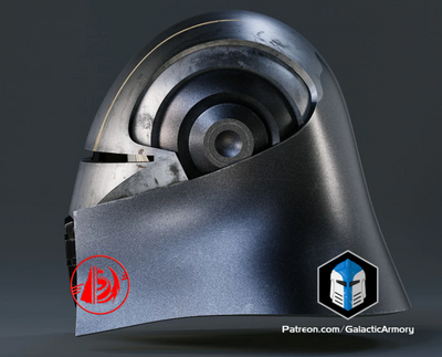Lord Starkiller Helm – Star Wars Cosplay DIY Kit – Ansicht 5
