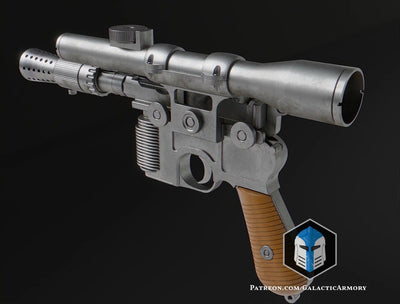 Han Solo DL44 Fan Blaster – Star Wars Cosplay DIY Kit – Ansicht 8