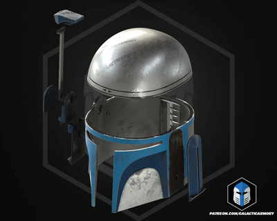 Jango Fett Fan Rüstung – Star Wars Cosplay DIY Kit – Ansicht 3