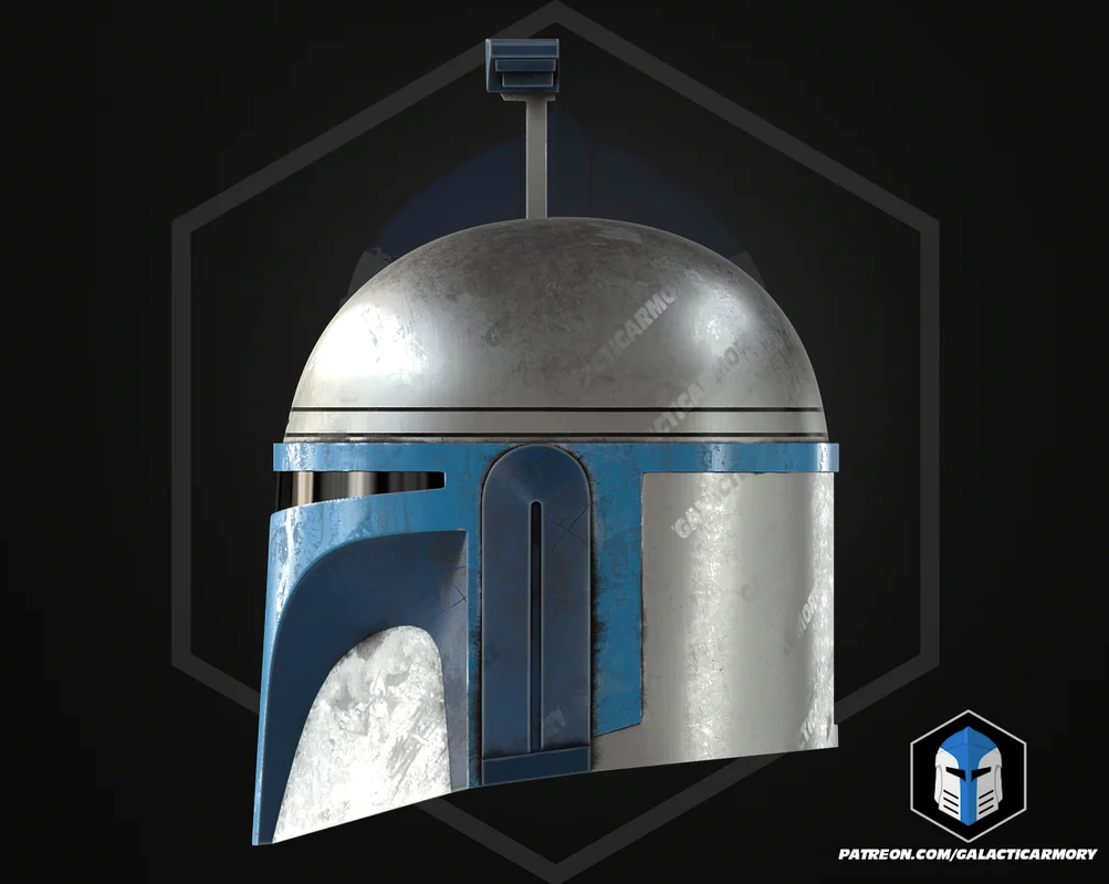 Jango Fett AOTC Fan Helm – Star Wars Cosplay DIY Kit – Ansicht 5