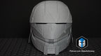 Acolyte Stranger Helm in einem Stück Star Wars Cosplay DIY Maßstab 1:11