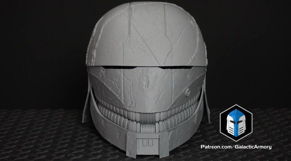 Acolyte Stranger Helm in einem Stück Star Wars Cosplay DIY Maßstab 1:11