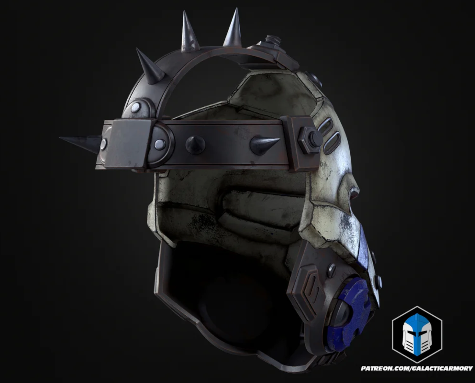 Borderlands 4 Psycho Maske Life Size | 3D Cosplay Prop DIY Psycho Mask4