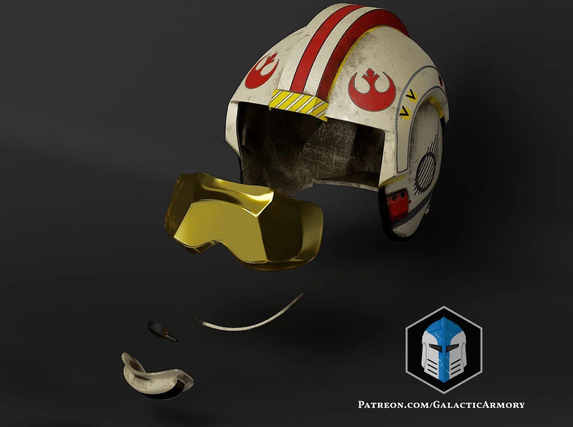 Rebellen Pilot Helm Star Wars Cosplay DIY Maßstab 1:11