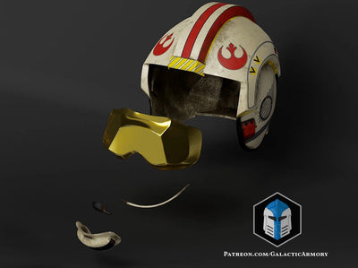 Rebellen Pilot Helm – Star Wars Cosplay DIY Kit – Ansicht 2