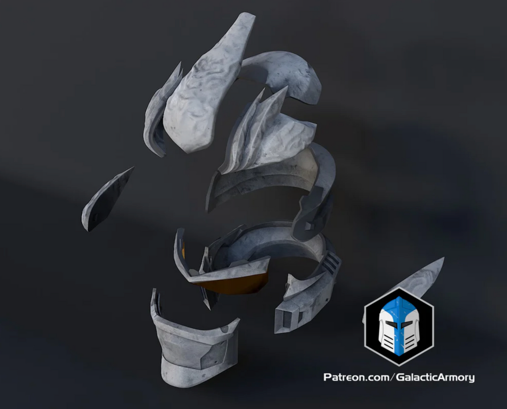 Hayabusa Helm Halo 3 Life Size | 3D Cosplay Prop DIY Helmet7