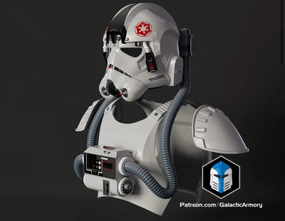 ATAT Pilot Fahrer Rüstung – Star Wars Cosplay DIY Kit – Ansicht 4