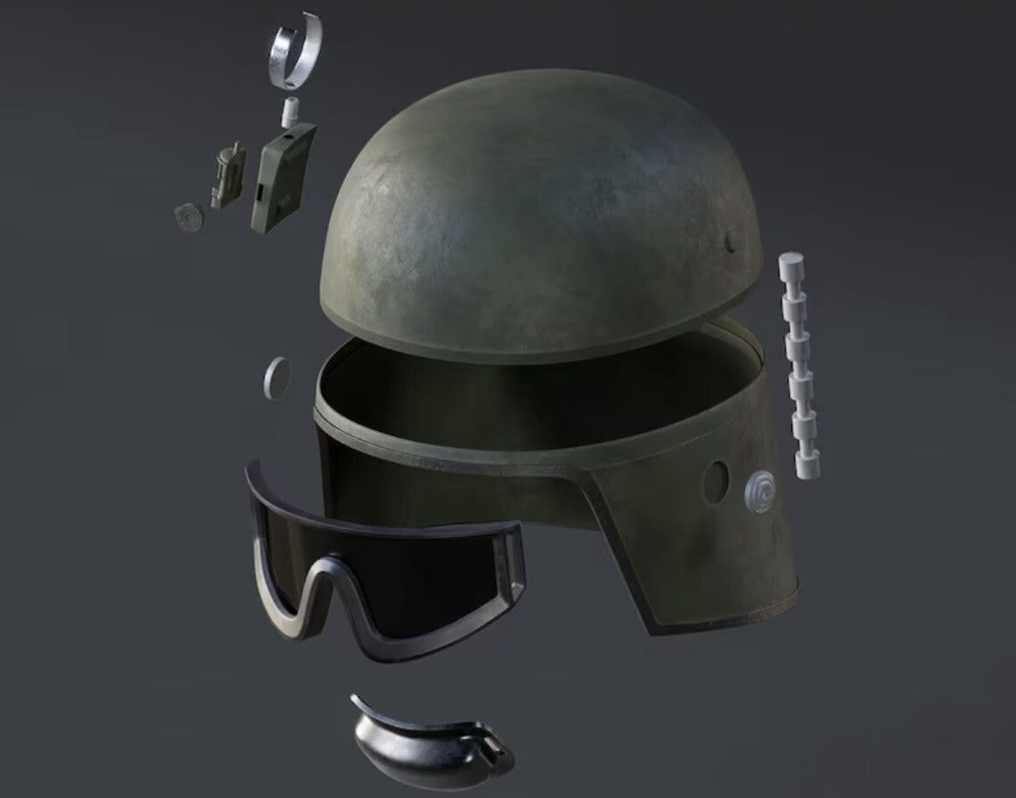 AT-ST Fahrer Helm Star Wars Cosplay DIY1