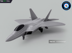 F 22 Raptor 1:32, A 10 Warthog 1:32 3D Druck Modell Flugzeuge DIY Kit0