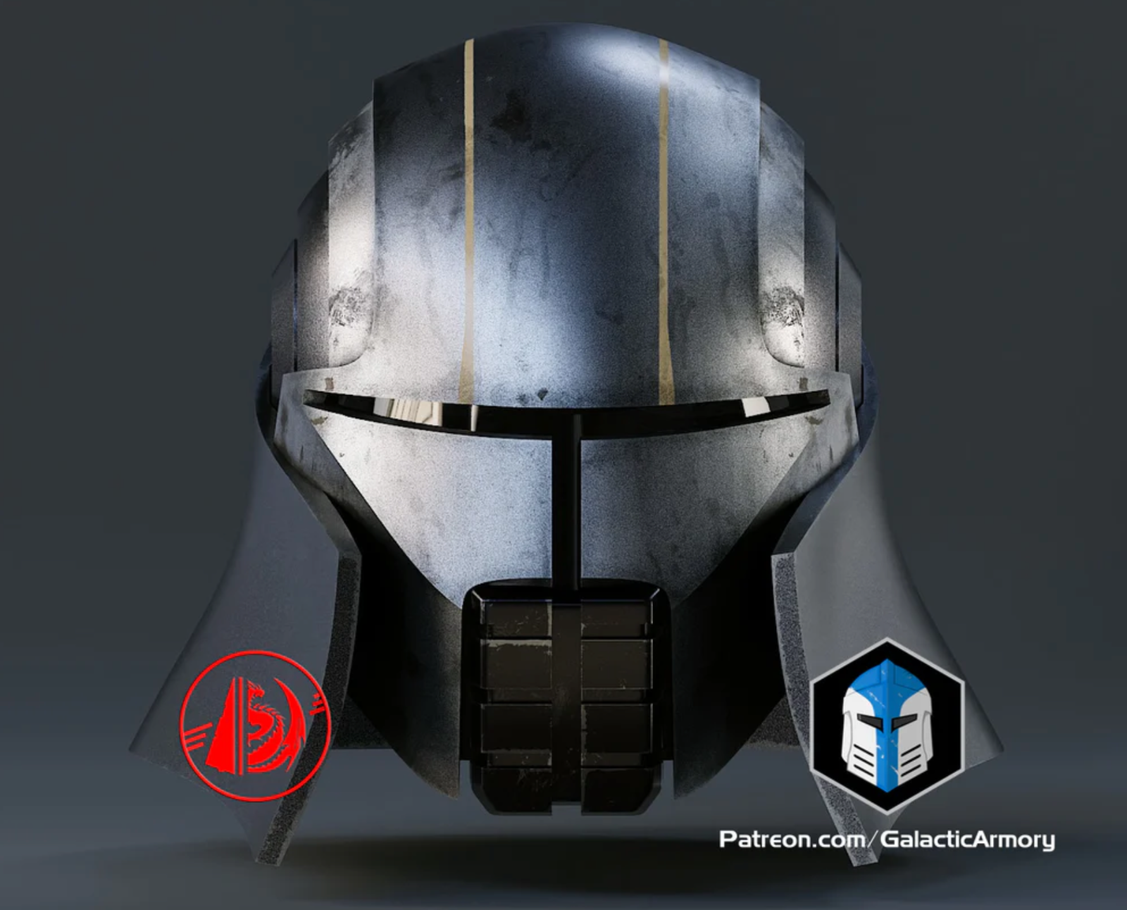 Lord Starkiller Helm Star Wars Life Size | 3D Cosplay Prop DIY Helmet2