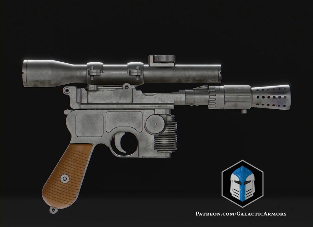 DH44 Blaster Pistole Han Solo Star Wars Cosplay DIY3