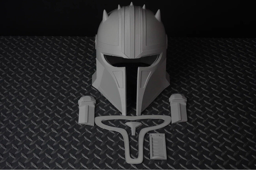 Waffenschmiedin The Armorer Helm Star Wars DIY Cosplay Maßstab 1:12
