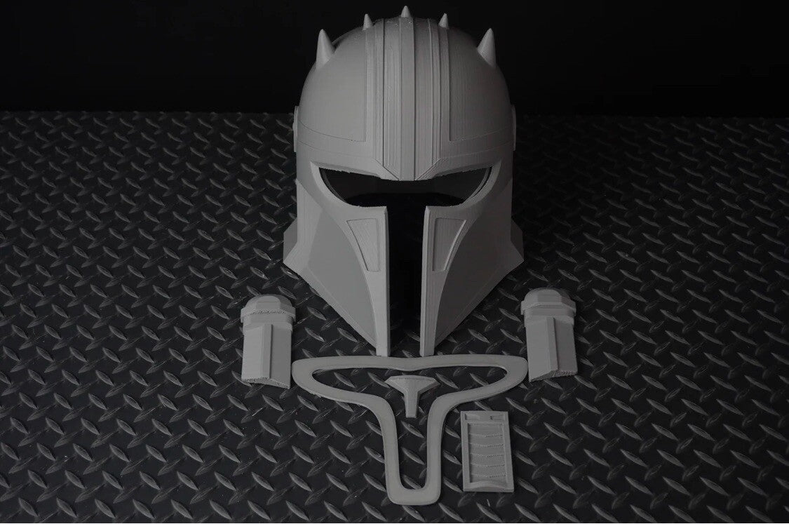 Waffenschmiedin The Armorer Helm Star Wars DIY Cosplay Maßstab 1:12