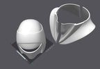 Royal Guard Ehrengarde Helm 3 Teile Star Wars Cosplay DIY Maßstab 1:11
