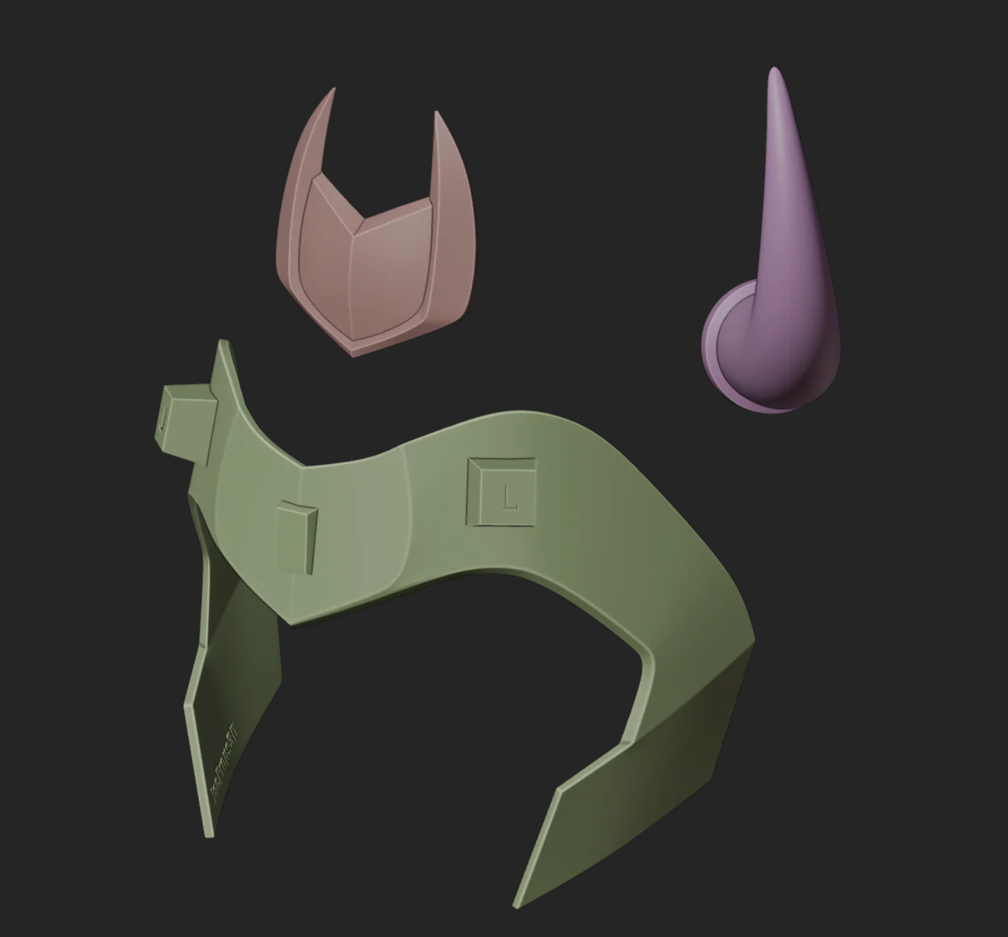 Marvel Loki Krone / Hörner Avengers | 3D Cosplay Prop DIY | Loki Crown / Horns1