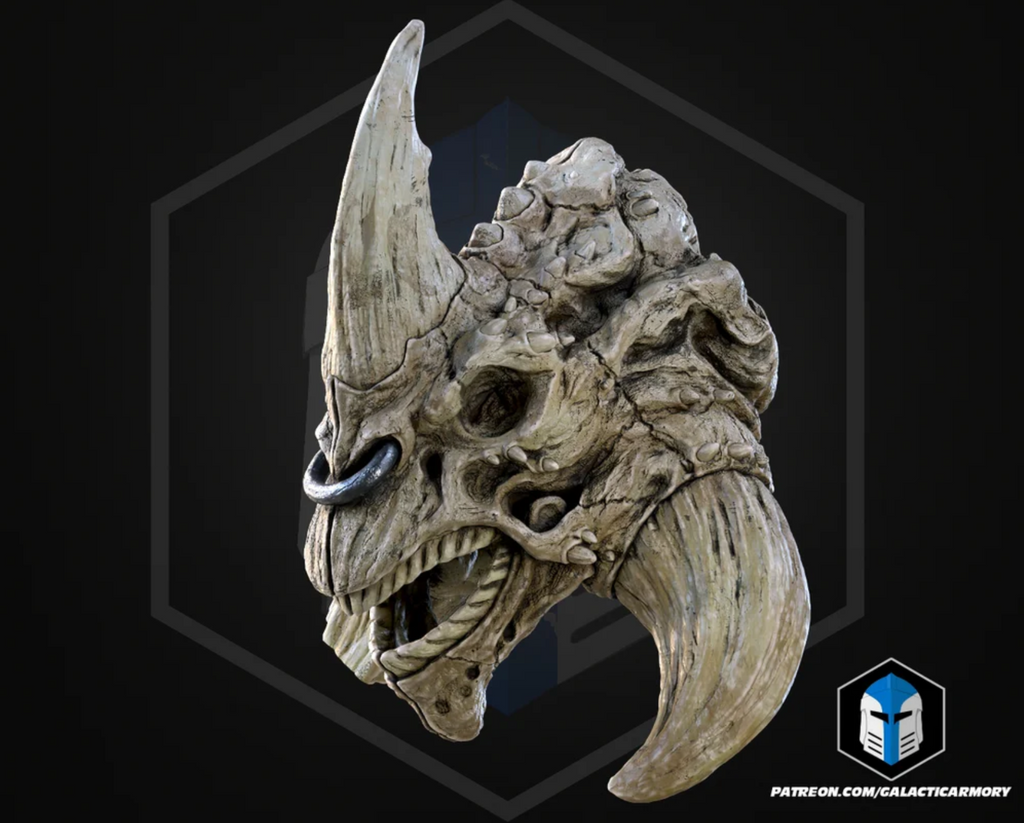 Reek Kopf /Skull Trophy 40 cm Star Wars Episode 2 | 3D Cosplay Prop DIY4