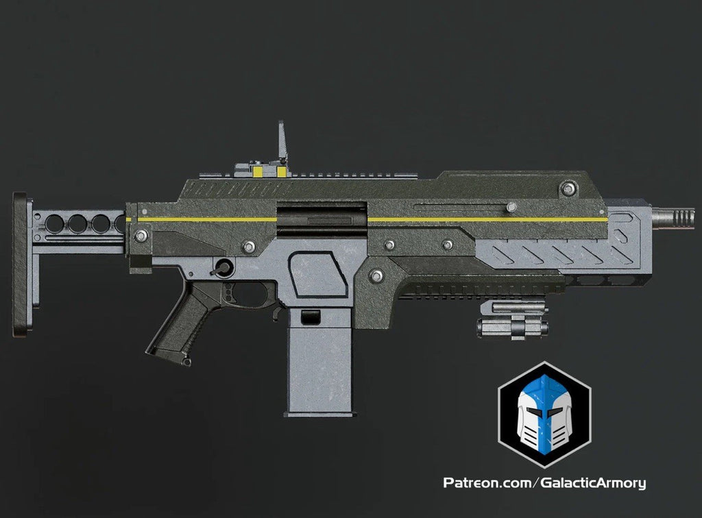 Helldivers 2 Breaker Blaster Pistol Life Size | 3D Cosplay Prop DIY6