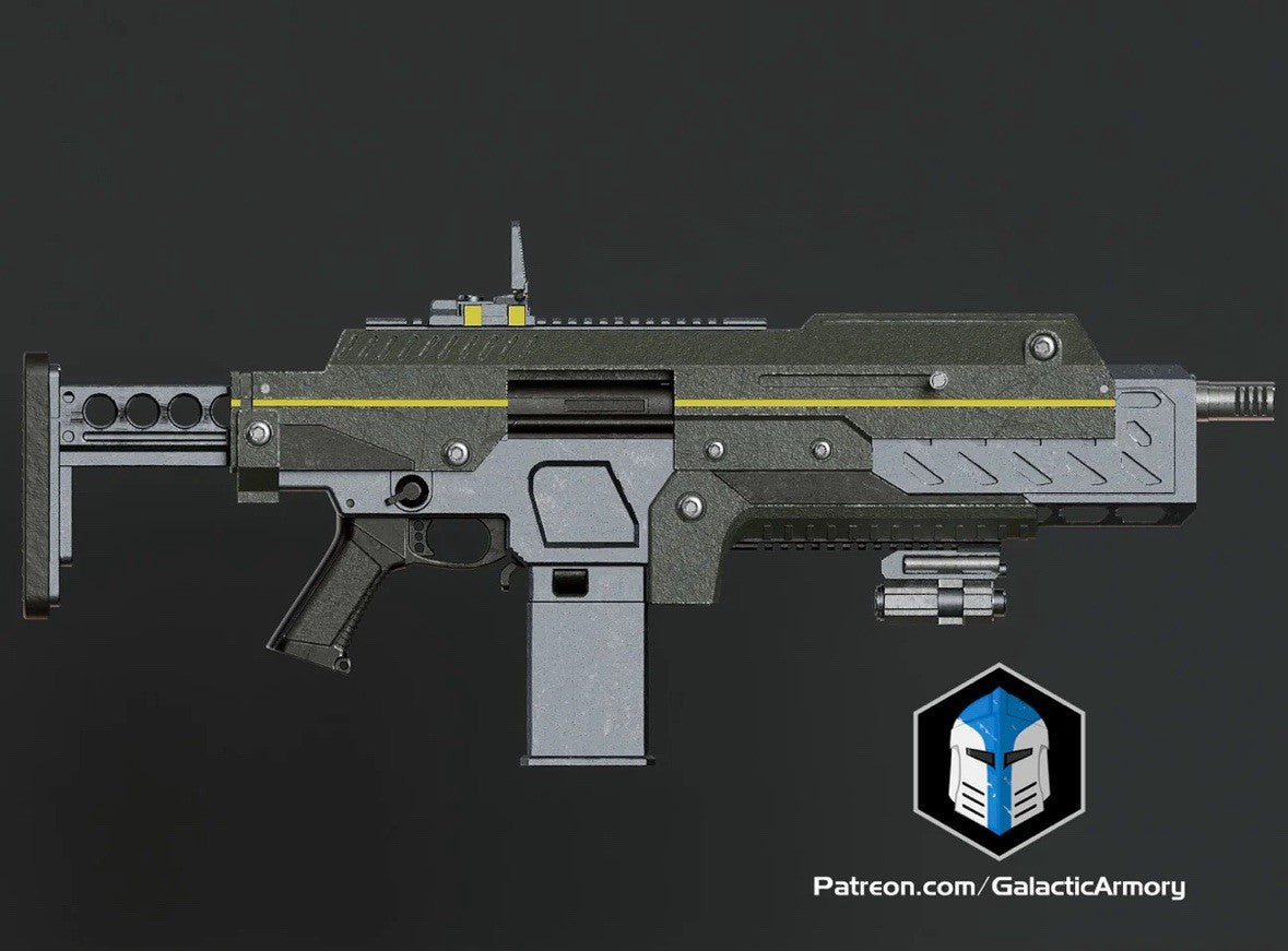 Helldivers 2 Breaker Blaster Pistol Life Size | 3D Cosplay Prop DIY6
