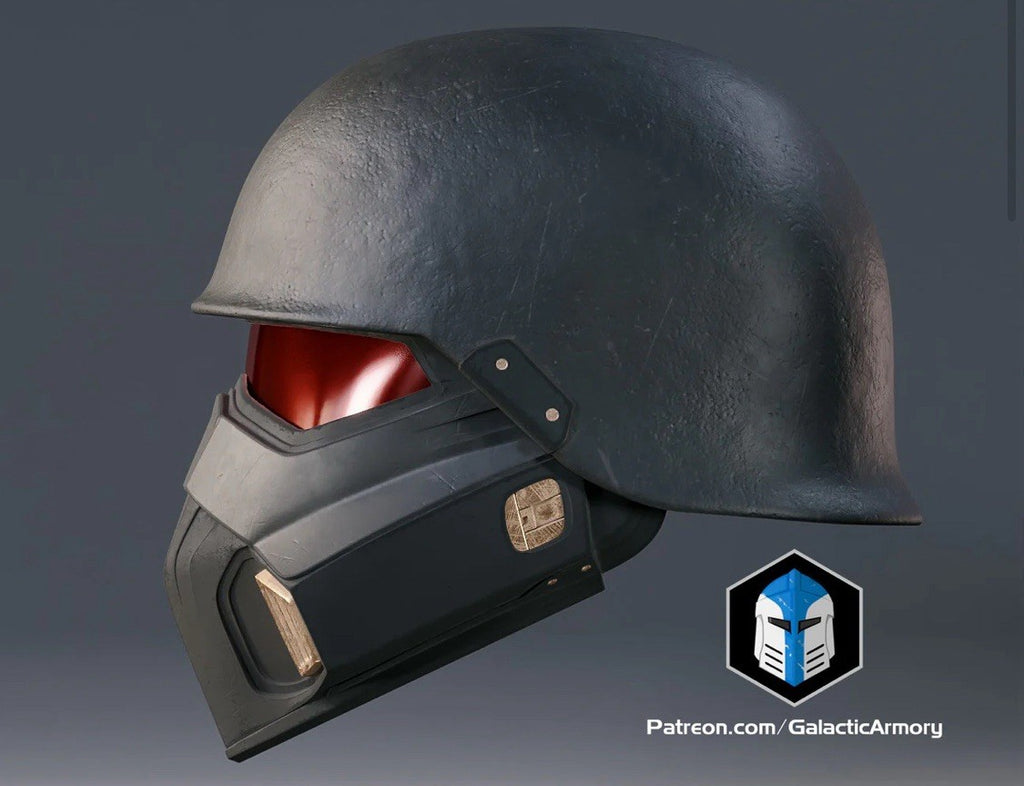 Helldivers 2 Light Gunner Helm Cosplay DIY Maßstab 1:111