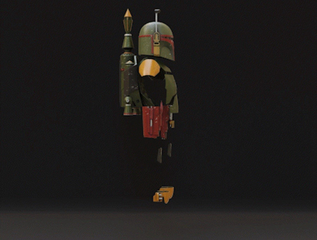 Boba Fett Rüstung ohne Helm Book of Boba Fett Star Wars 3D Prop DIY Cosplay10