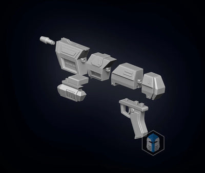 DC-17M Republic Commando animiert Blaster – Star Wars Cosplay DIY Kit – Ansicht 5