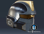 Helldivers 2 Hero of the Federation Helm Cosplay DIY Maßstab 1:112