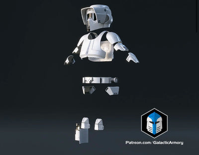 Scout Trooper Rüstung – Star Wars Cosplay DIY Kit – Ansicht 14
