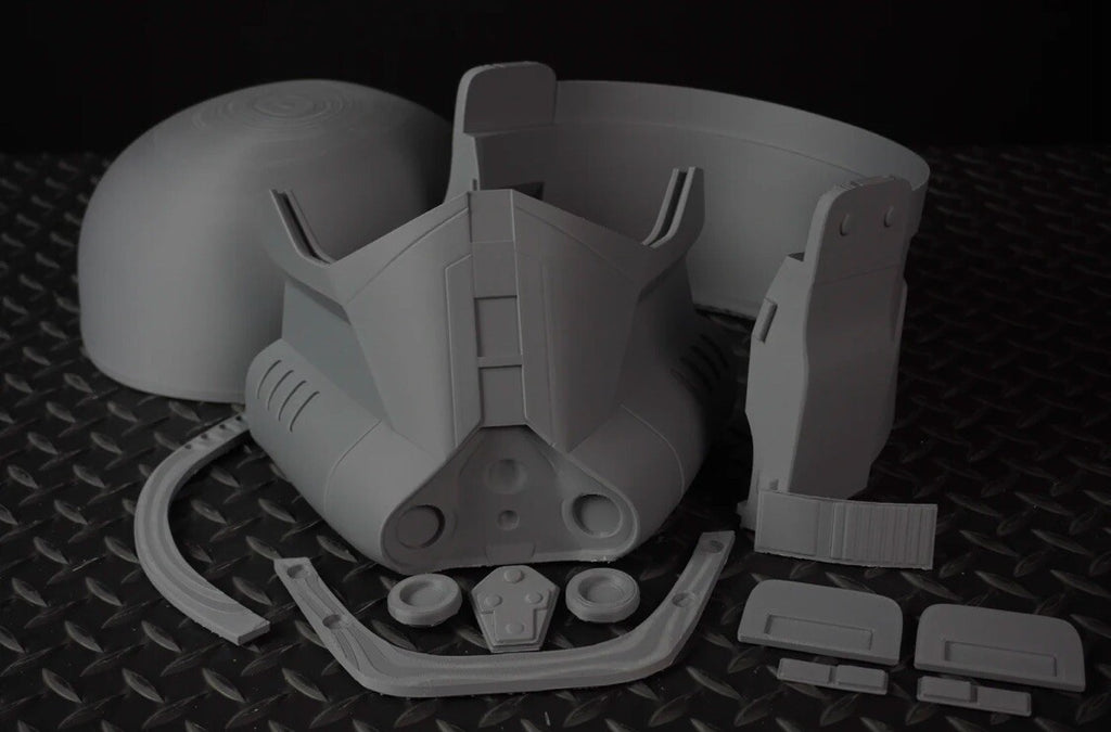 Imperial Mandalorian Kommando Helm Star Wars DIY Cosplay Maßstab 1:12