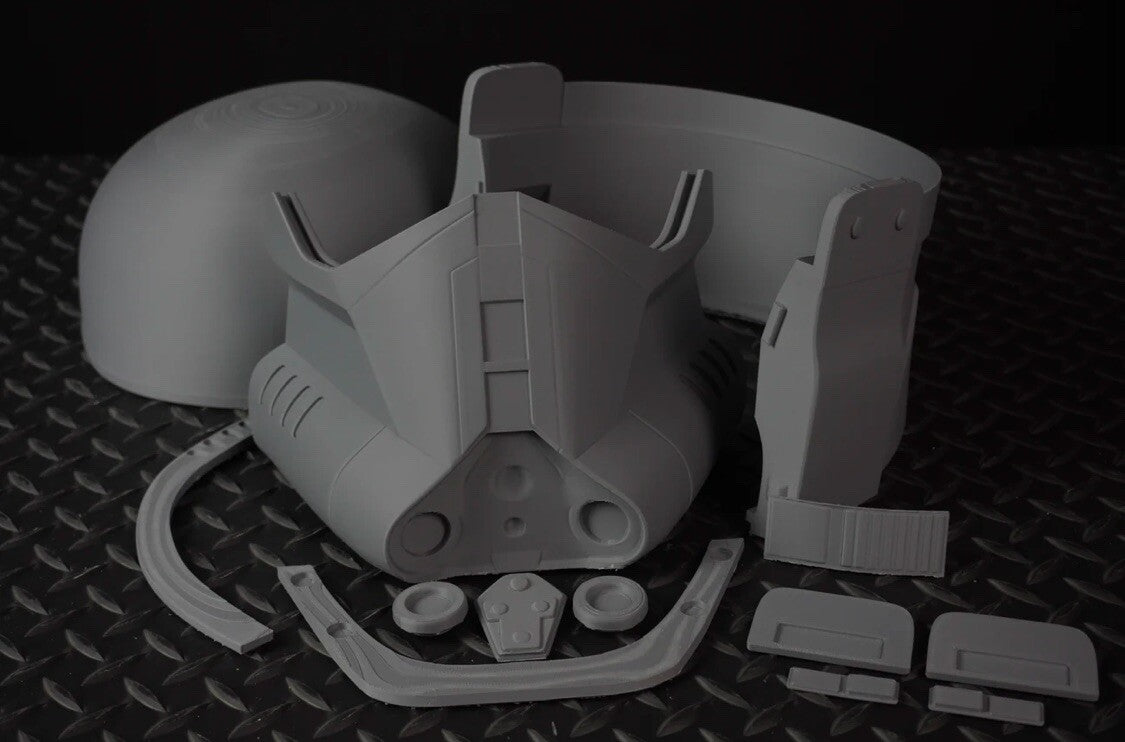 Imperial Mandalorian Kommando Helm Star Wars DIY Cosplay Maßstab 1:12