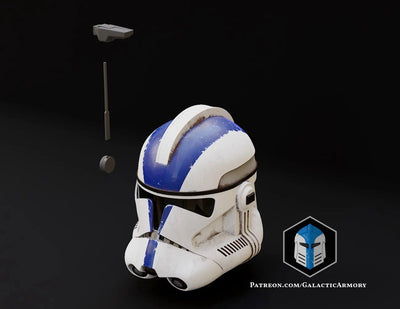 Clone Trooper Officer Phase 2 Helm – Star Wars Cosplay DIY Kit – Ansicht 8