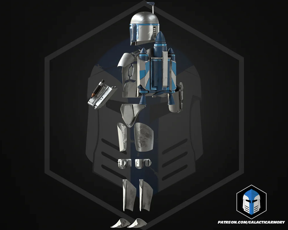 Jango Fett Jetpack inspiriert von Star Wars Life Size | Cosplay FanProp DIY Kit2