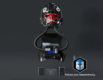 Tie Fighter Pilot Rüstung – Star Wars Cosplay DIY Kit – Ansicht 14