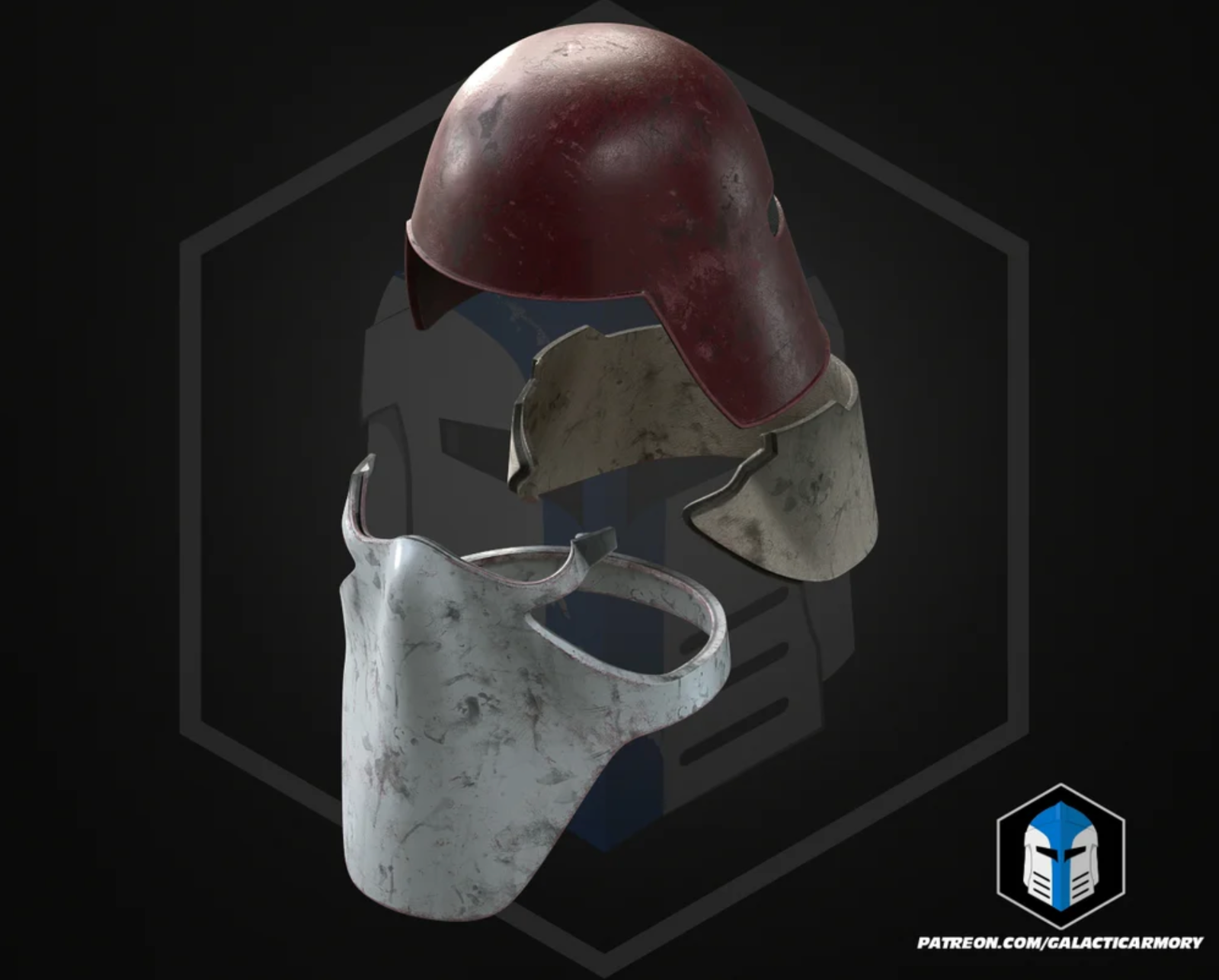 Galactic Marine Helm Clone Trooper Phase 2 Star Wars 3D Cosplay Prop DIY Helmet1