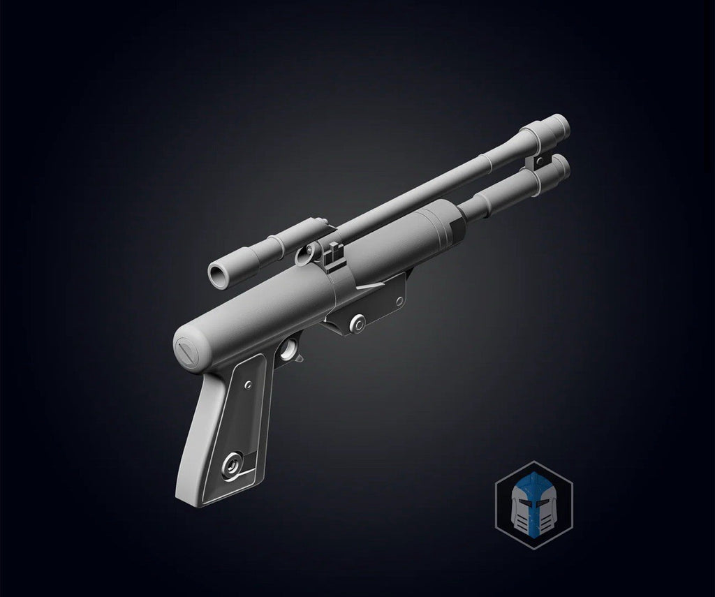 Star Wars Boba Fett Blaster Pistol Life Size | 3D Cosplay Prop DIY7
