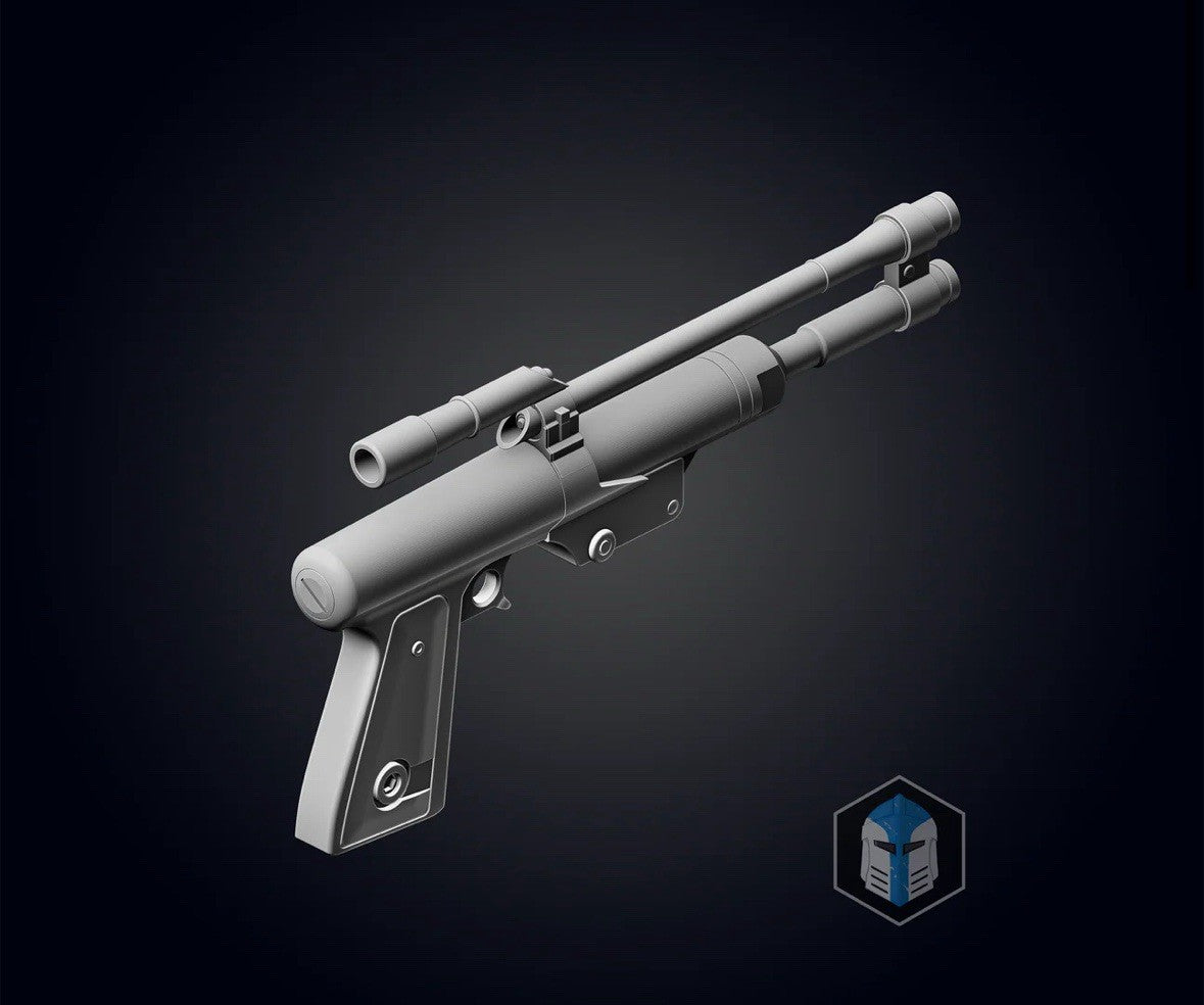 Star Wars Boba Fett Blaster Pistol Life Size | 3D Cosplay Prop DIY7