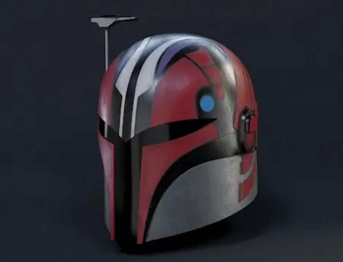 Sabine Wren Helm Star Wars Cosplay DIY Maßstab 1:10