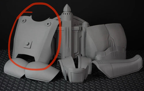 Bo Katan Rückenplatte Star Wars DIY Cosplay Maßstab 1:10