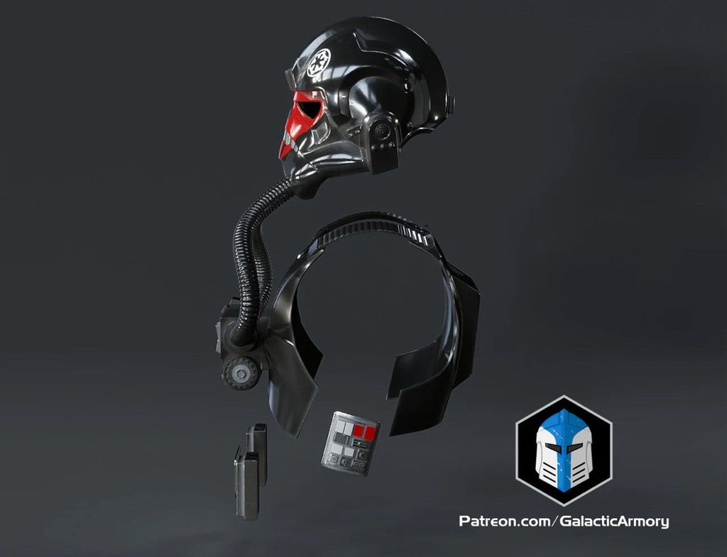 Tie Fighter Pilot Rüstung ohne Helm Star Wars DIY Cosplay Maßstab 1:18